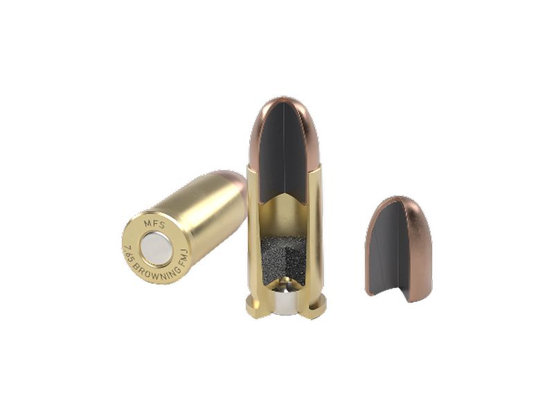 MFS 7,65 Browning FMJ cartucce per pistola