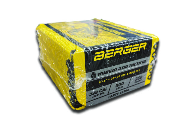 Berger Match Hybrid OTM Tactical palle 338 300 grani 250 pz