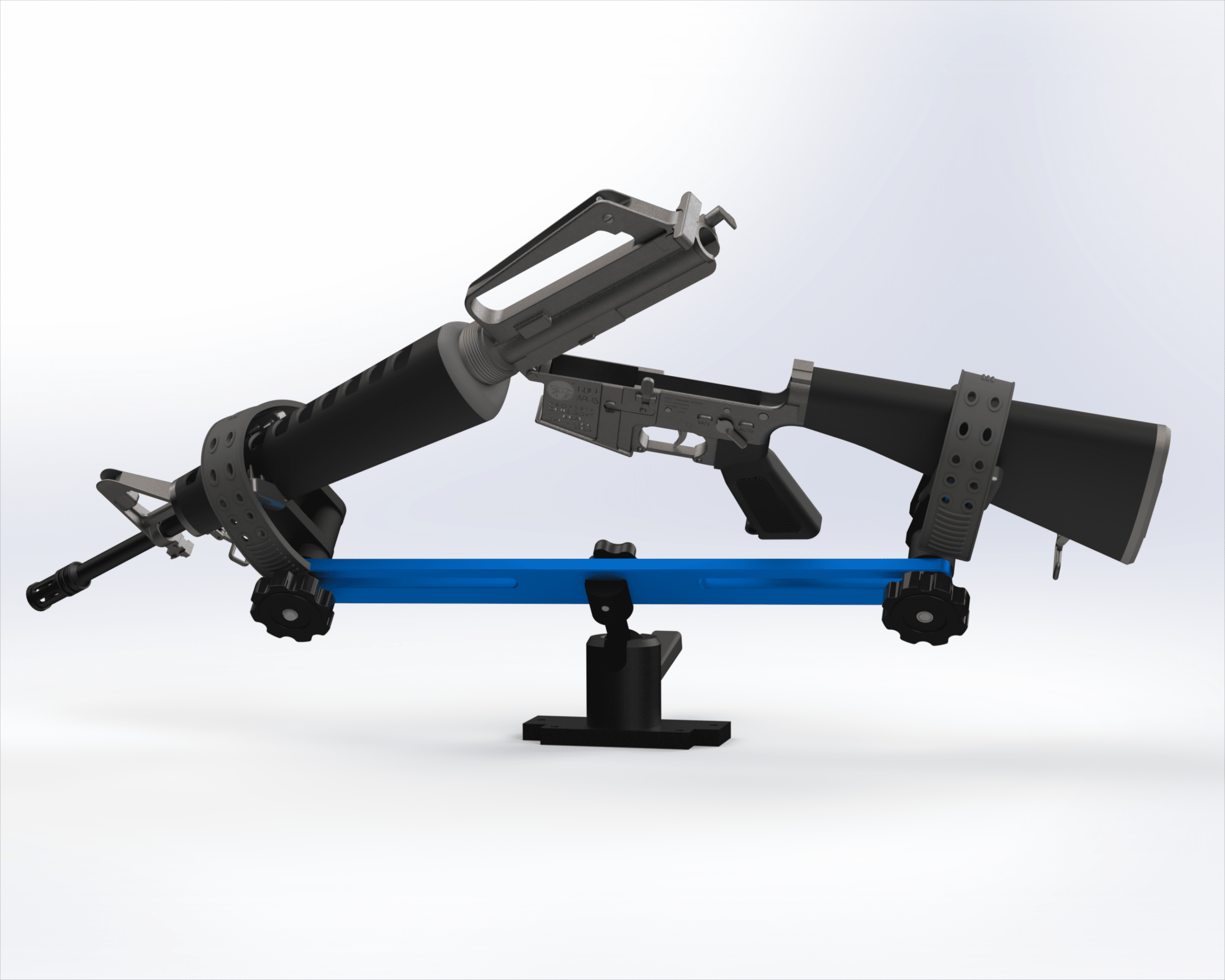Berry's ProMarksman Gun Vise morsa armaiolo completa