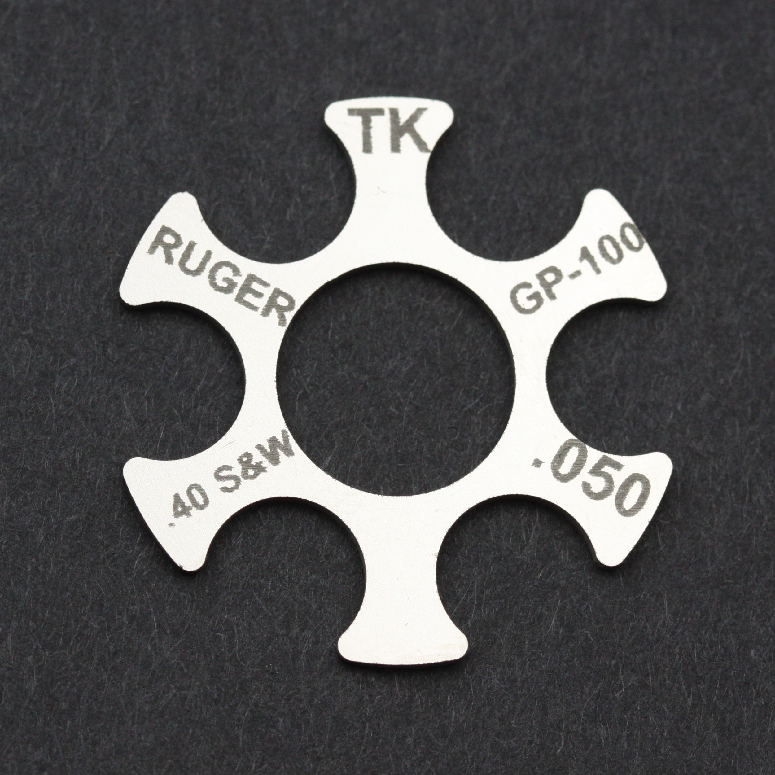 TK Custom Moon Clip Ruger GP-100 6 colpi .40 S&W acciaio 5 pezzi