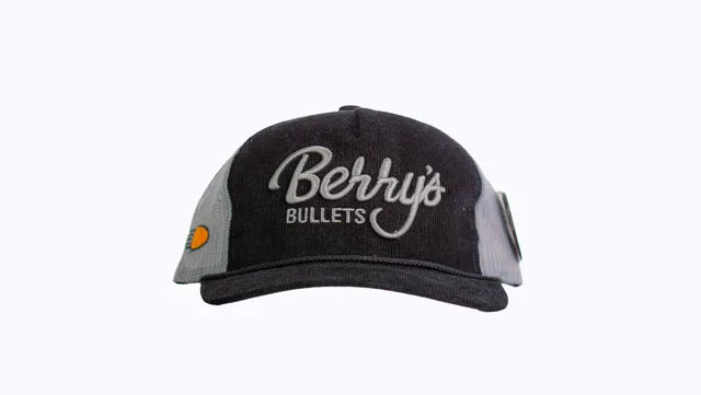 Berry's Script Logo cappello trucker nero snapback