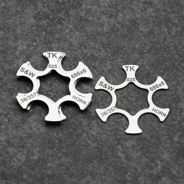TK Custom S&W 686 moon clip 38/357 per bossoli Hornady