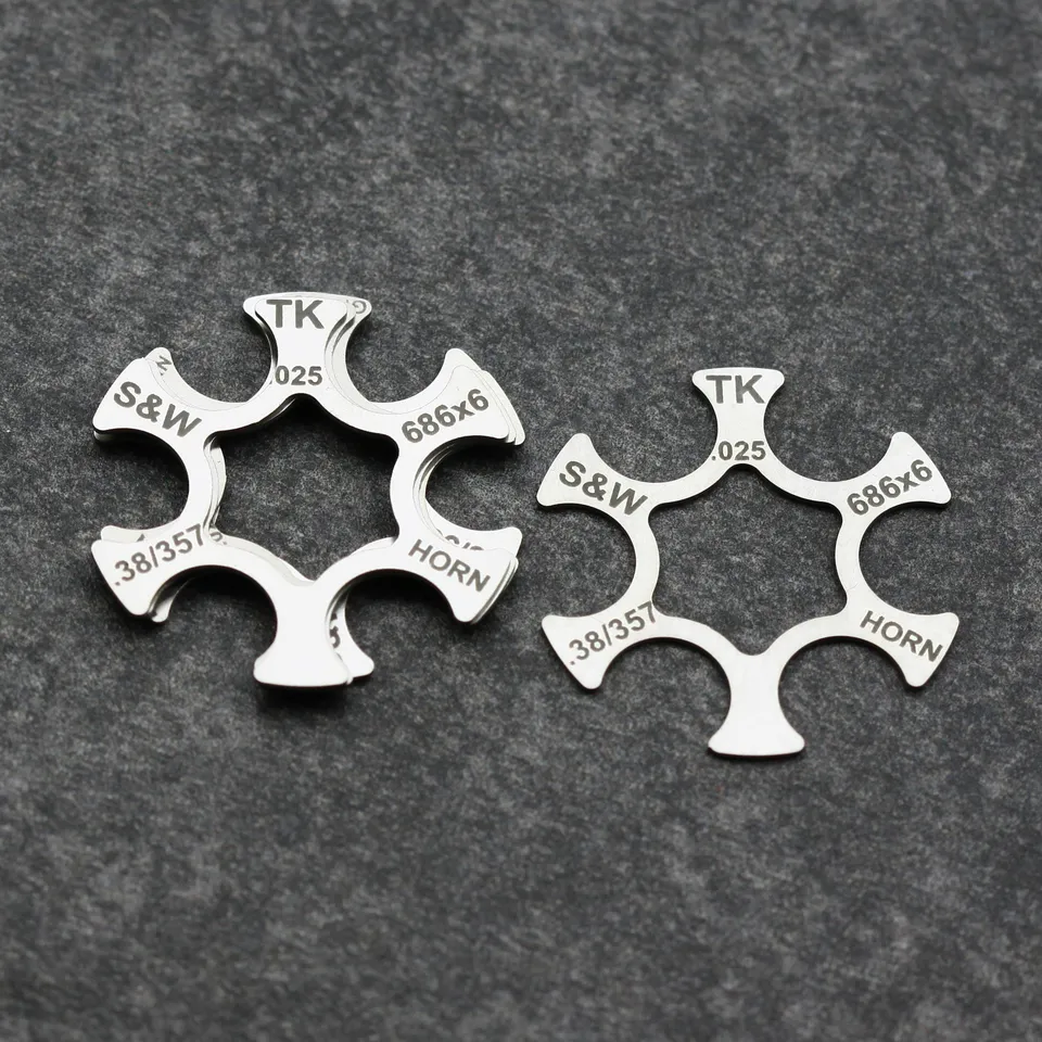 TK Custom S&W 686 moon clip 38/357 per bossoli Hornady