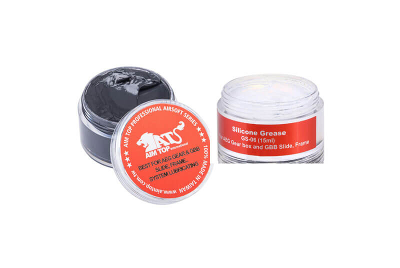 Aim Top Silicone + MoS2 kit grasso softair 2 pezzi
