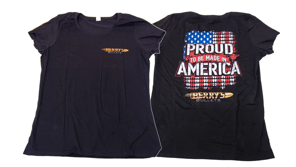 Berry's Proud America maglietta donna nera manica corta