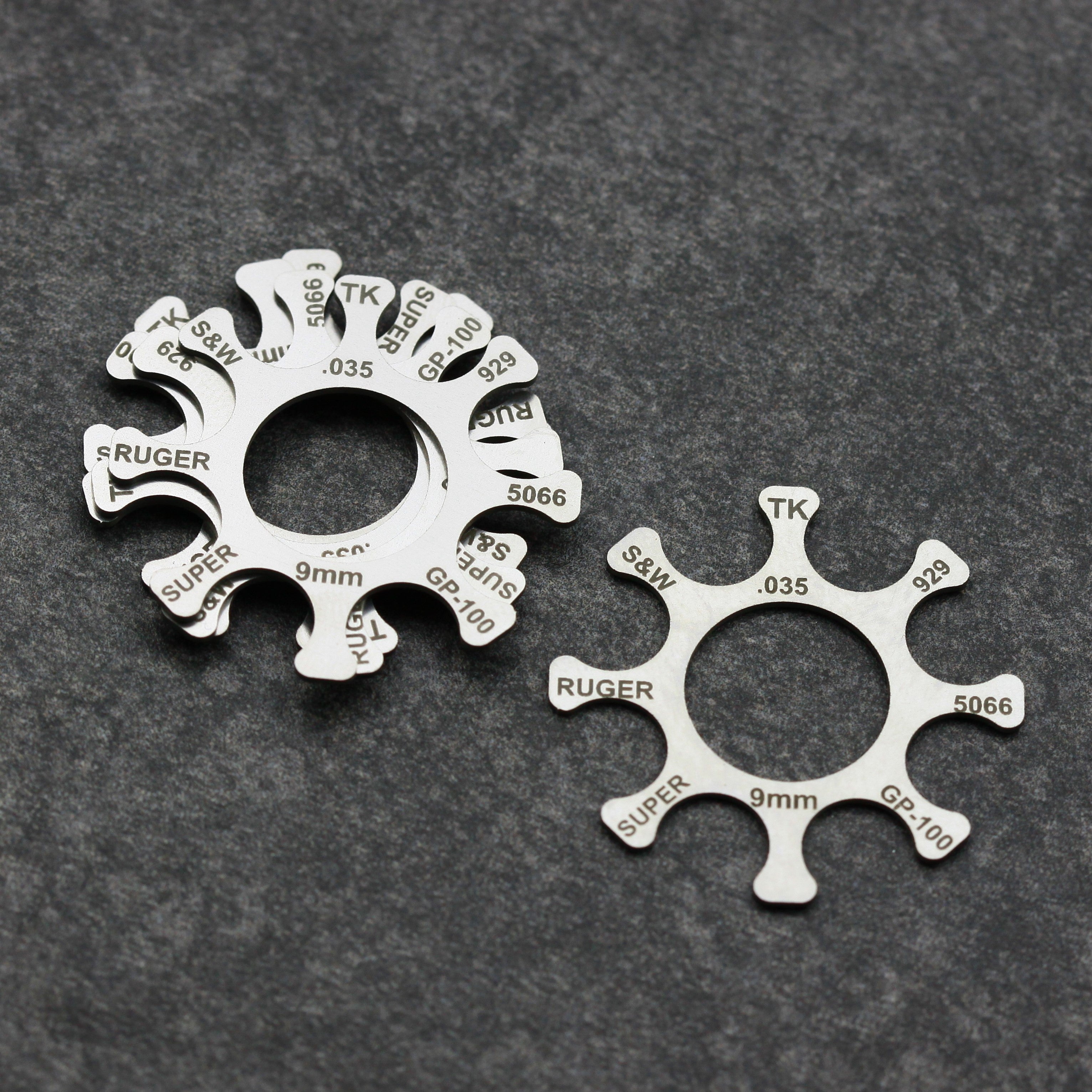 TK Custom Super GP-100 moon clip 9mm 8 colpi 3 pezzi inox