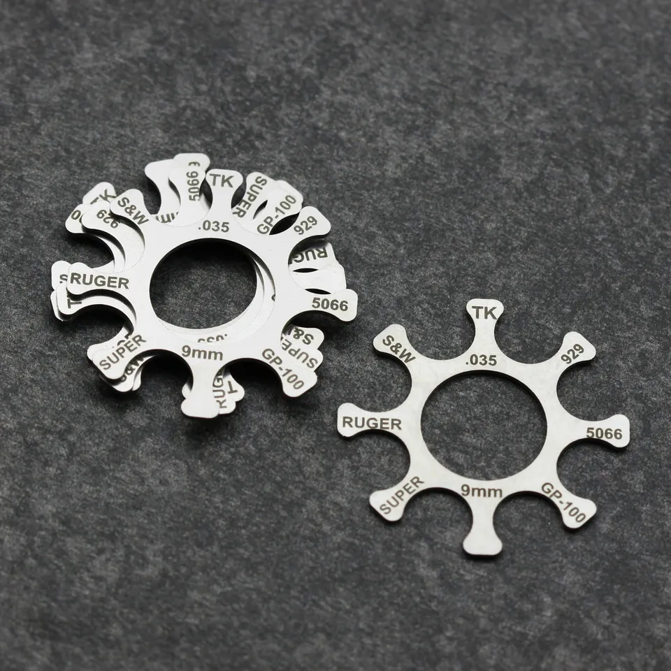 TK Custom Super GP-100 moon clip 9mm 8 colpi 3 pezzi inox