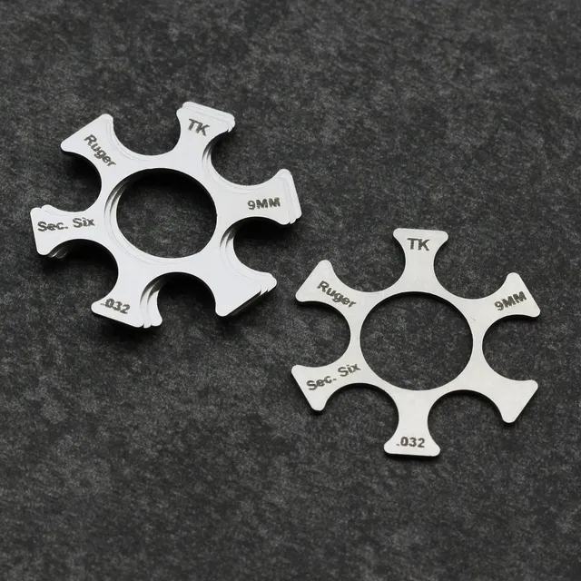 TK Custom Ruger Security Six Moon Clip 9mm 6 colpi inox 5 pz