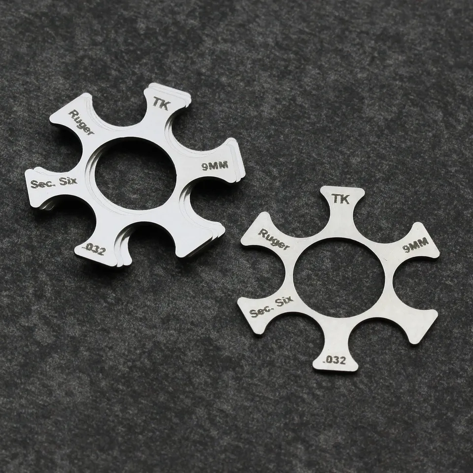 TK Custom Ruger Security Six Moon Clip 9mm 6 colpi inox 5 pz