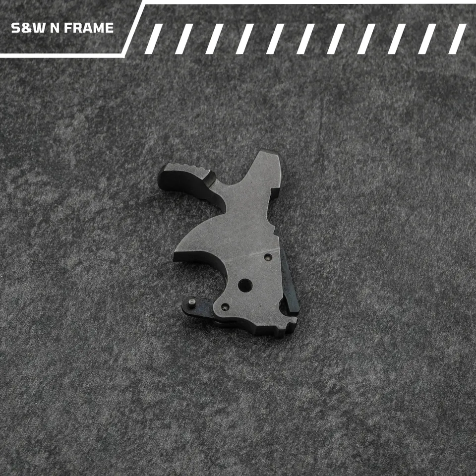 Power Custom Target cane revolver S&W N-Frame checkered