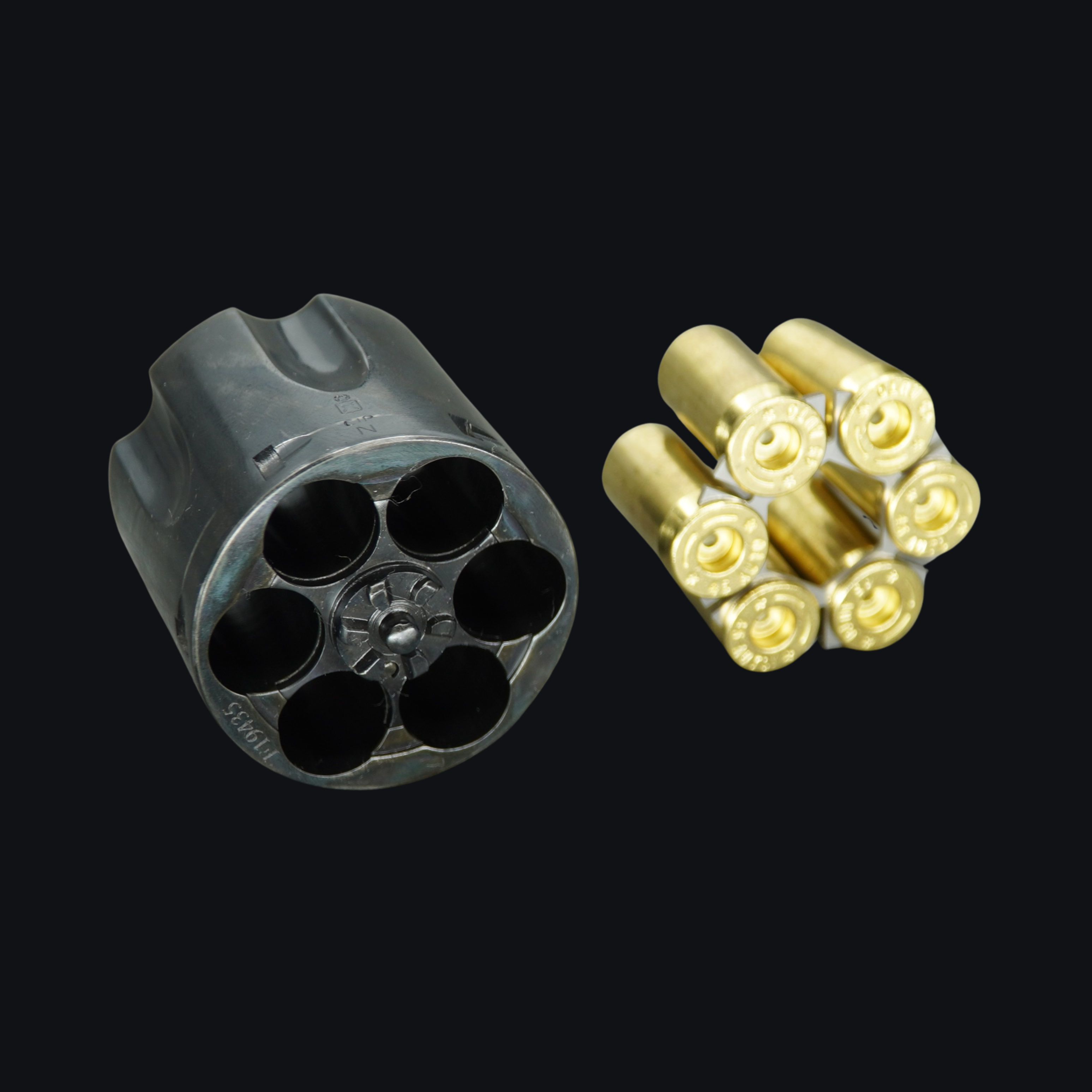 TK Custom Uberti Schofield Fresatura Tamburo 45 ACP 5 clip