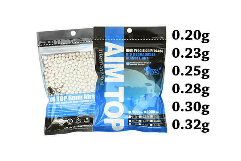 Aim Top BB Biodegradabili 6mm 500 Colpi