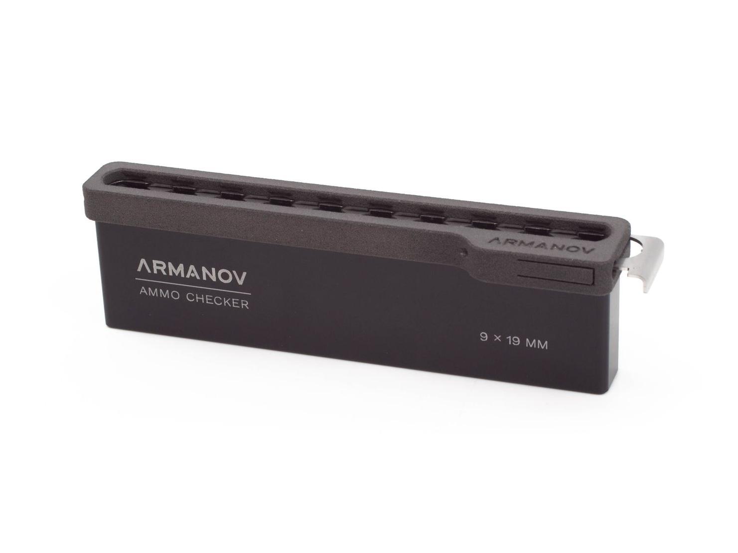 Armanov Ammo Checker 10 colpi controllo cartucce con cover OAL