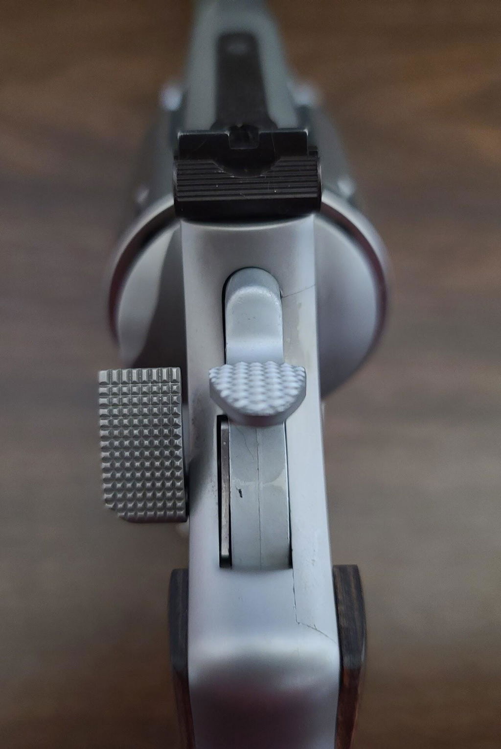 TK Custom Extended Cylinder Release leva revolver S&W K/L/N lunga