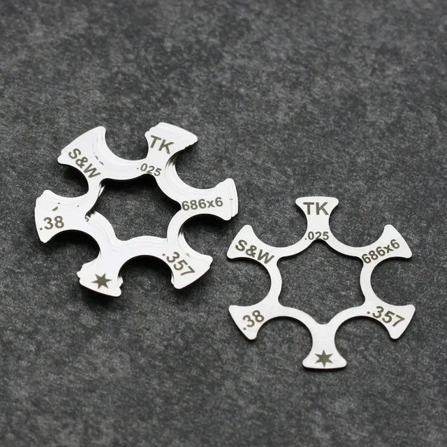 TK Custom GP-100 38/357 moon clip Starline acciaio