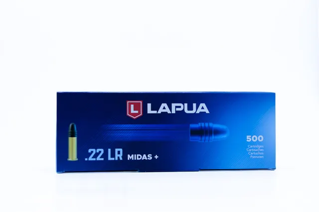 Lapua Midas+ Cartucce 22 LR 500 colpi Subsoniche