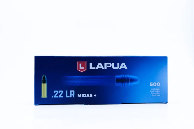 Lapua Midas+ Cartucce 22 LR 500 colpi Subsoniche