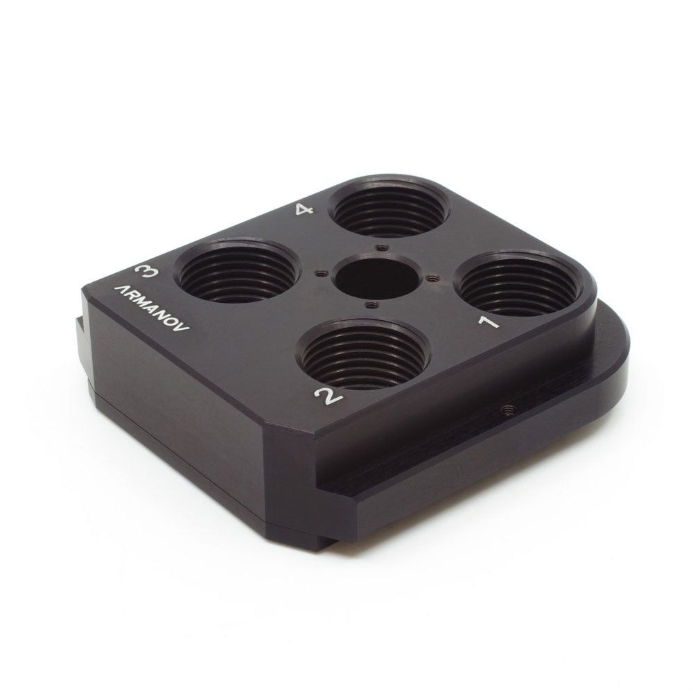 Armanov Zero-Play RL550C testa portamatrici alluminio