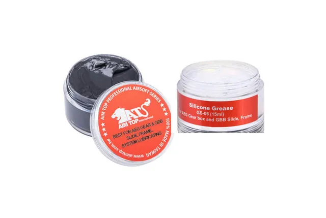 Aim Top Silicone + MoS2 kit grasso softair 2 pezzi