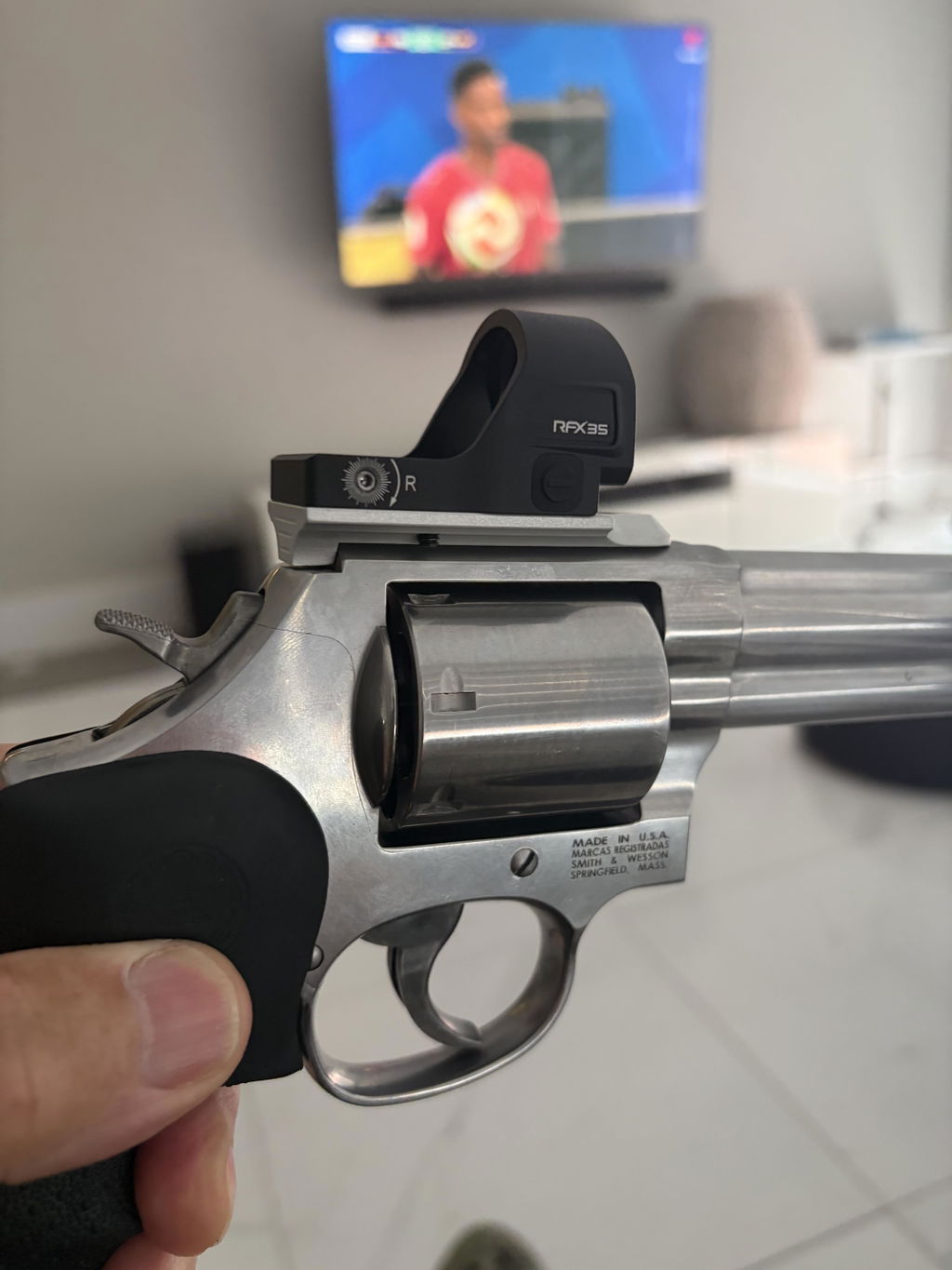 Allchin S&W K/L/N attacco punto rosso RMR SRO Holosun C nero