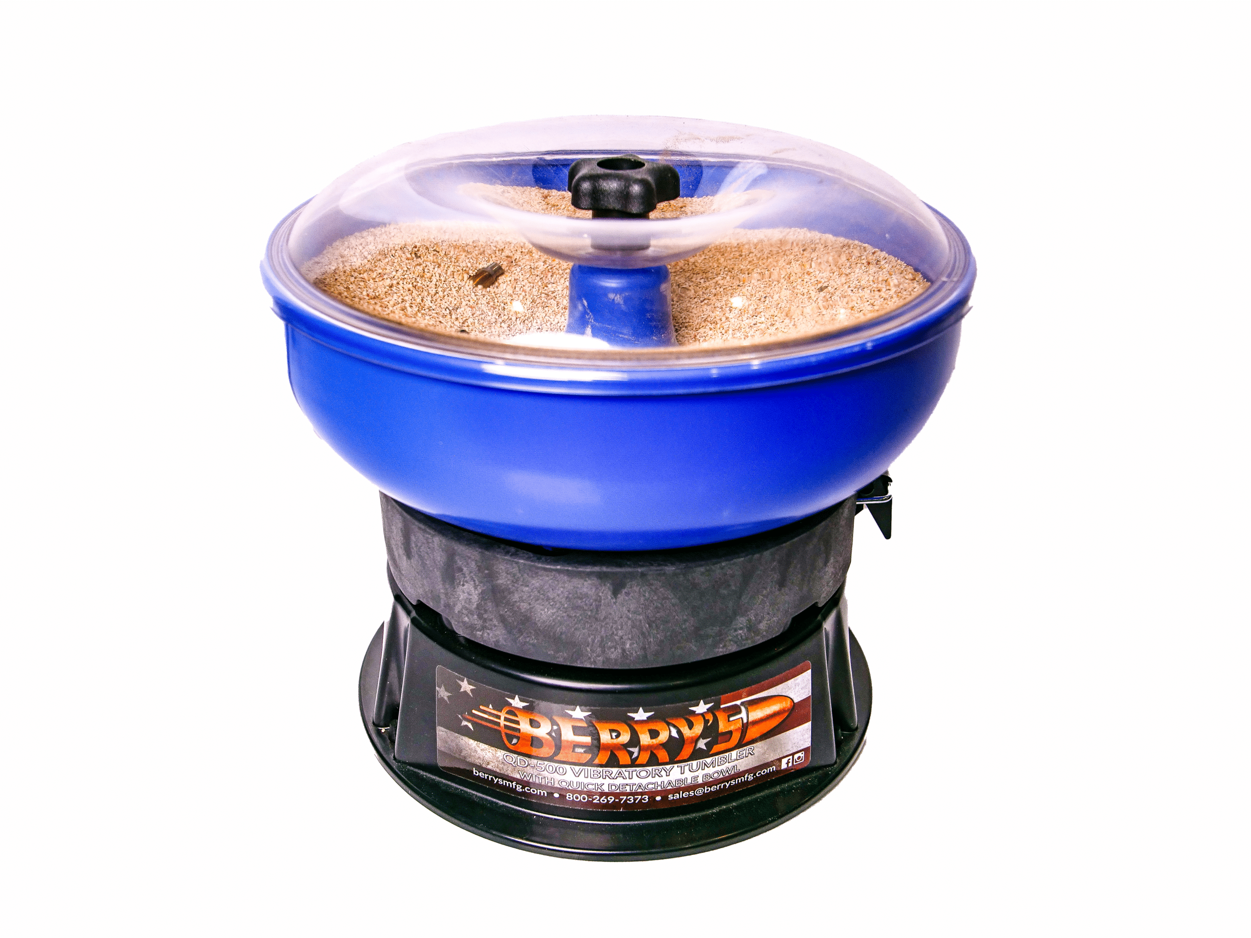 Berry's QD-500 tumbler pulitore bossoli vibrante