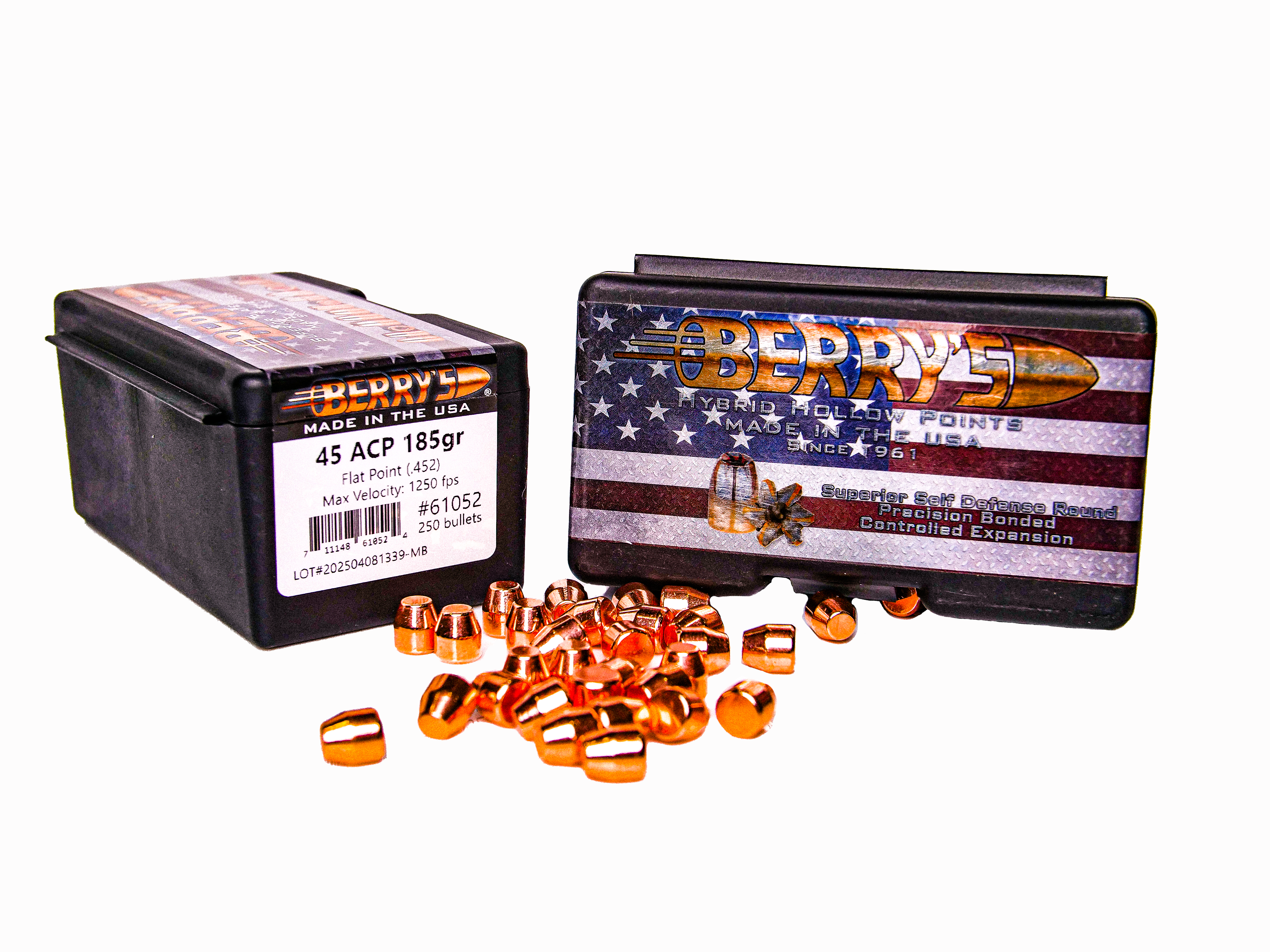 Berry's Superior Plated 45 185gr FP palle ramate