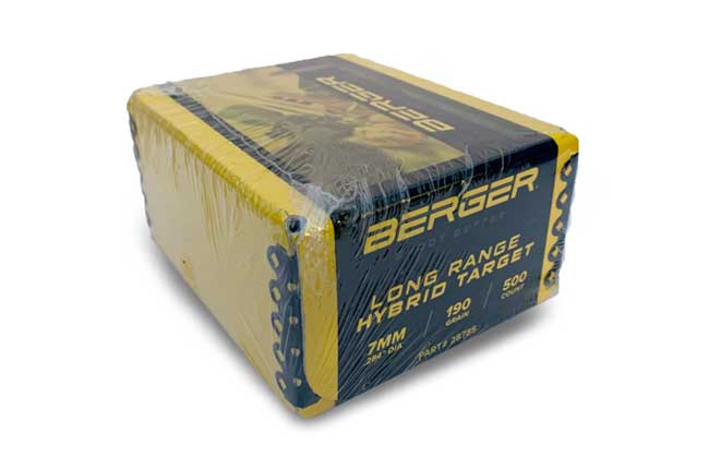 Berger Long Range Hybrid Target 7mm 190 grani palle 500 pz
