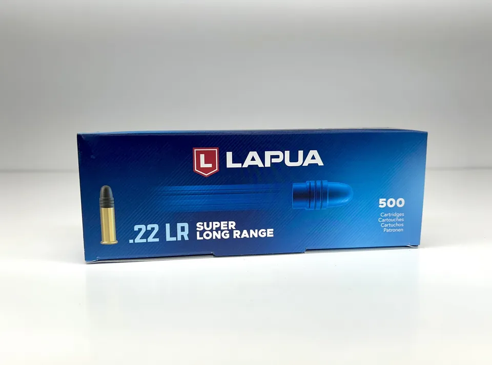 Lapua Super Long Range cartucce 22 LR 500 colpi 40 gr