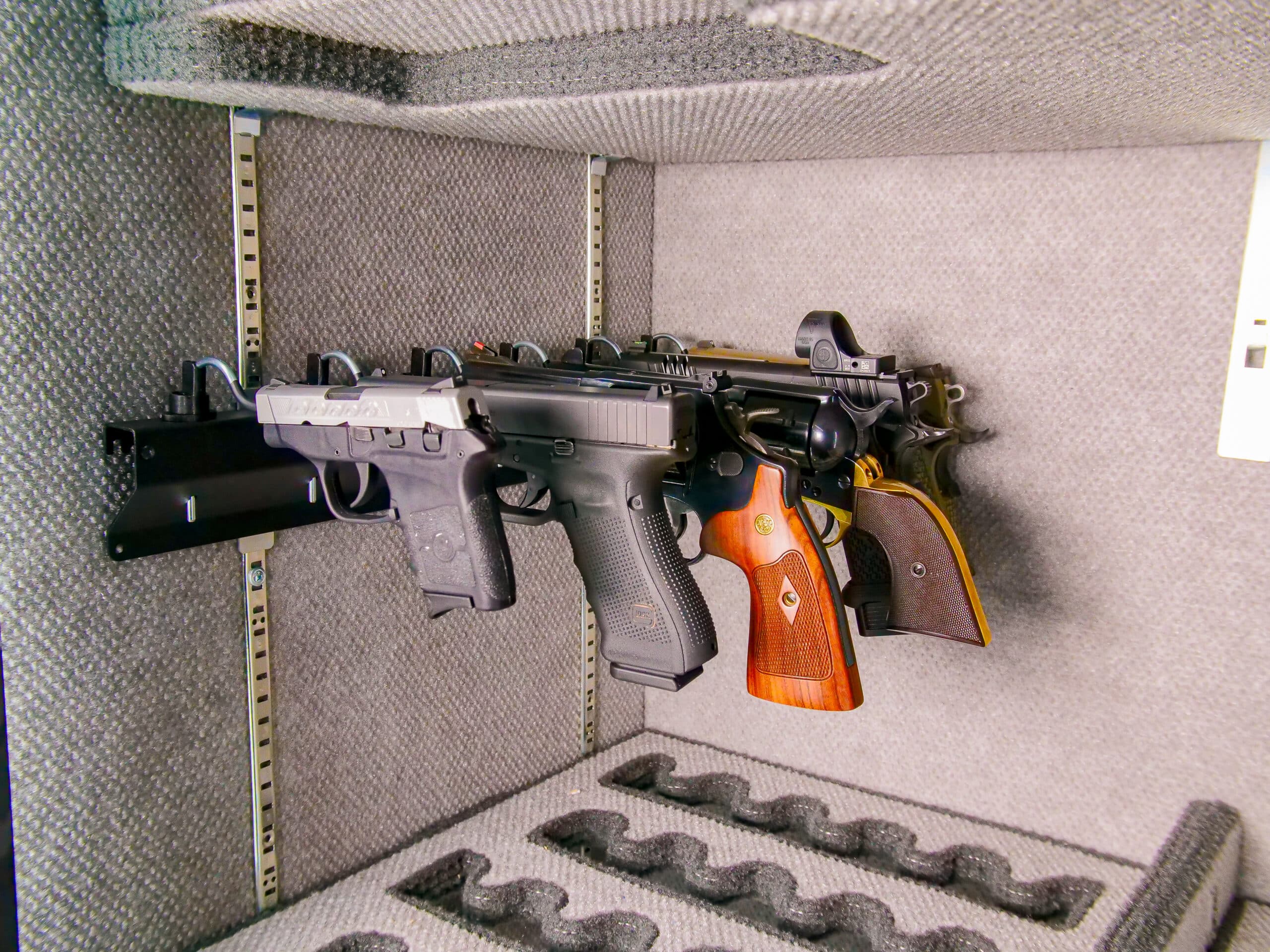 Berry's Gun Safe Pistol Rack rastrelliera pistole girevole