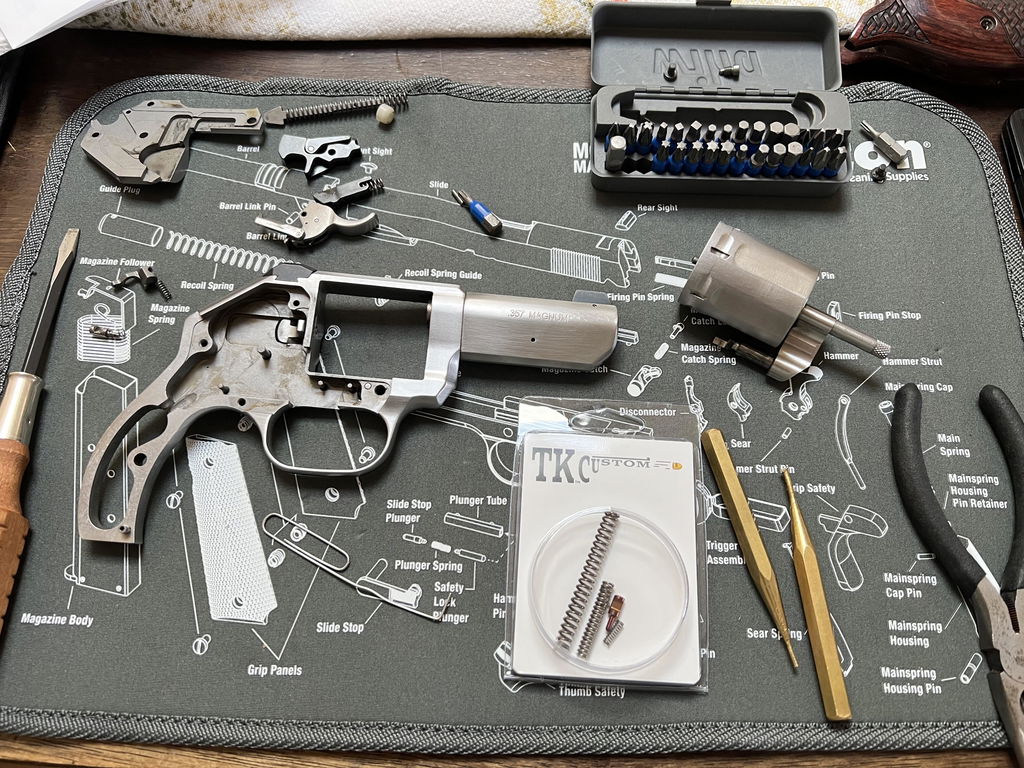 TK Custom Reduced Power Spring Kit molle revolver Kimber K6s