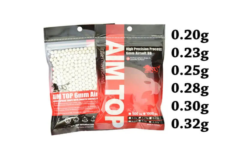 Aim Top Precision pallini 6mm softair 1000 colpi