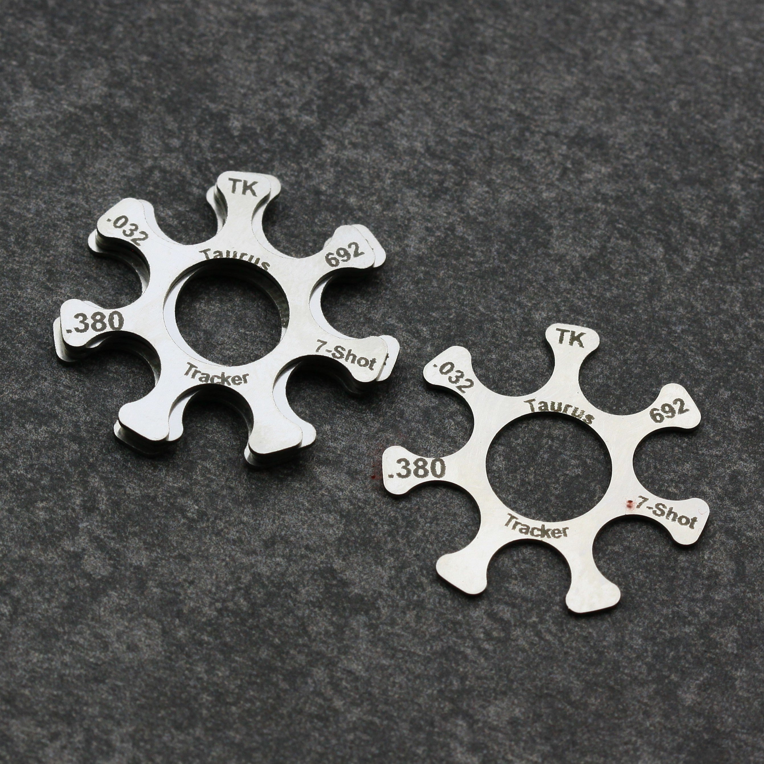 TK Custom Taurus Tracker 692 moon clip 380 7 colpi acciaio