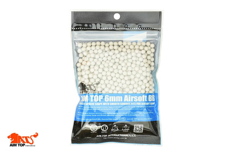 Aim Top pallini bio 6mm 500pz pesanti precisione