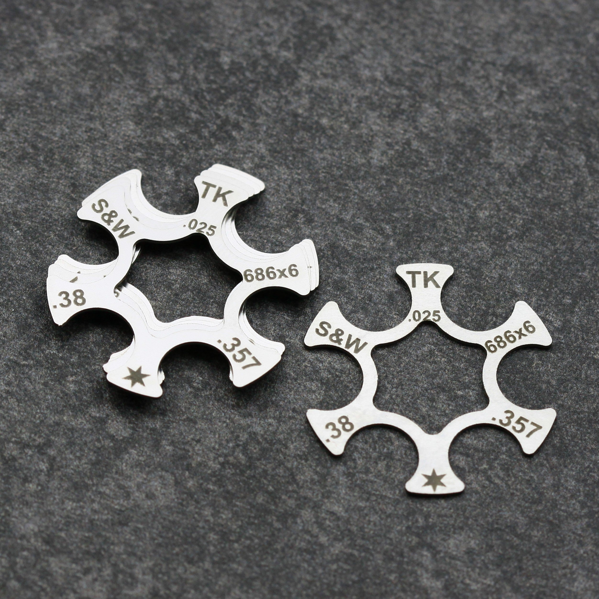 TK Custom GP-100 38/357 moon clip Starline acciaio