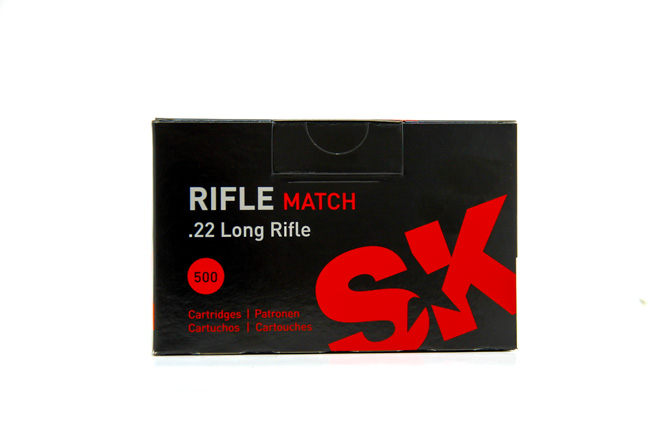 SK Rifle Match 22 LR munizioni 500 colpi 40 gr
