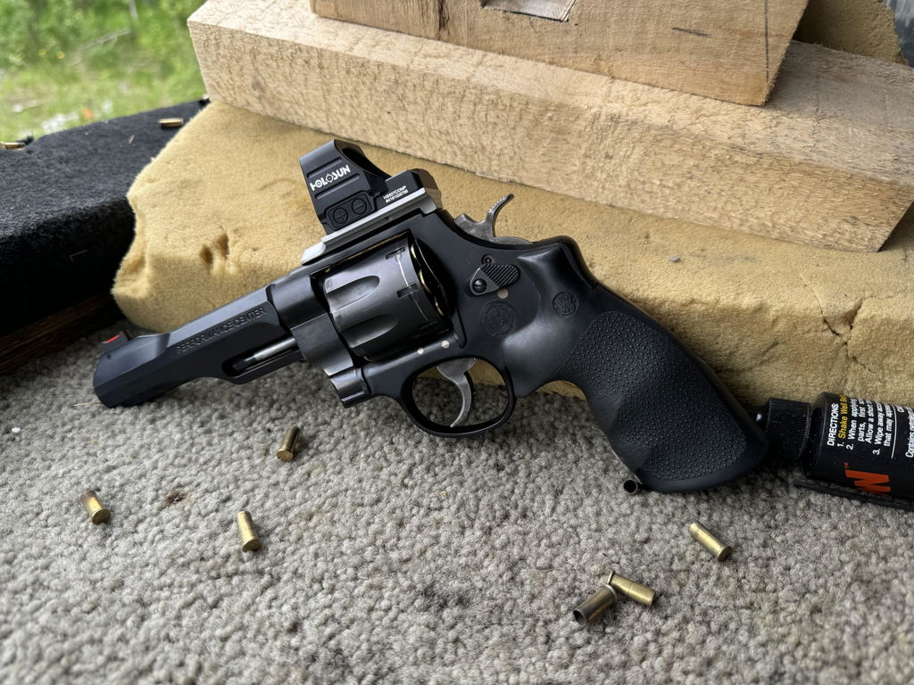 Allchin S&W K/L/N attacco punto rosso RMR SRO Holosun C nero