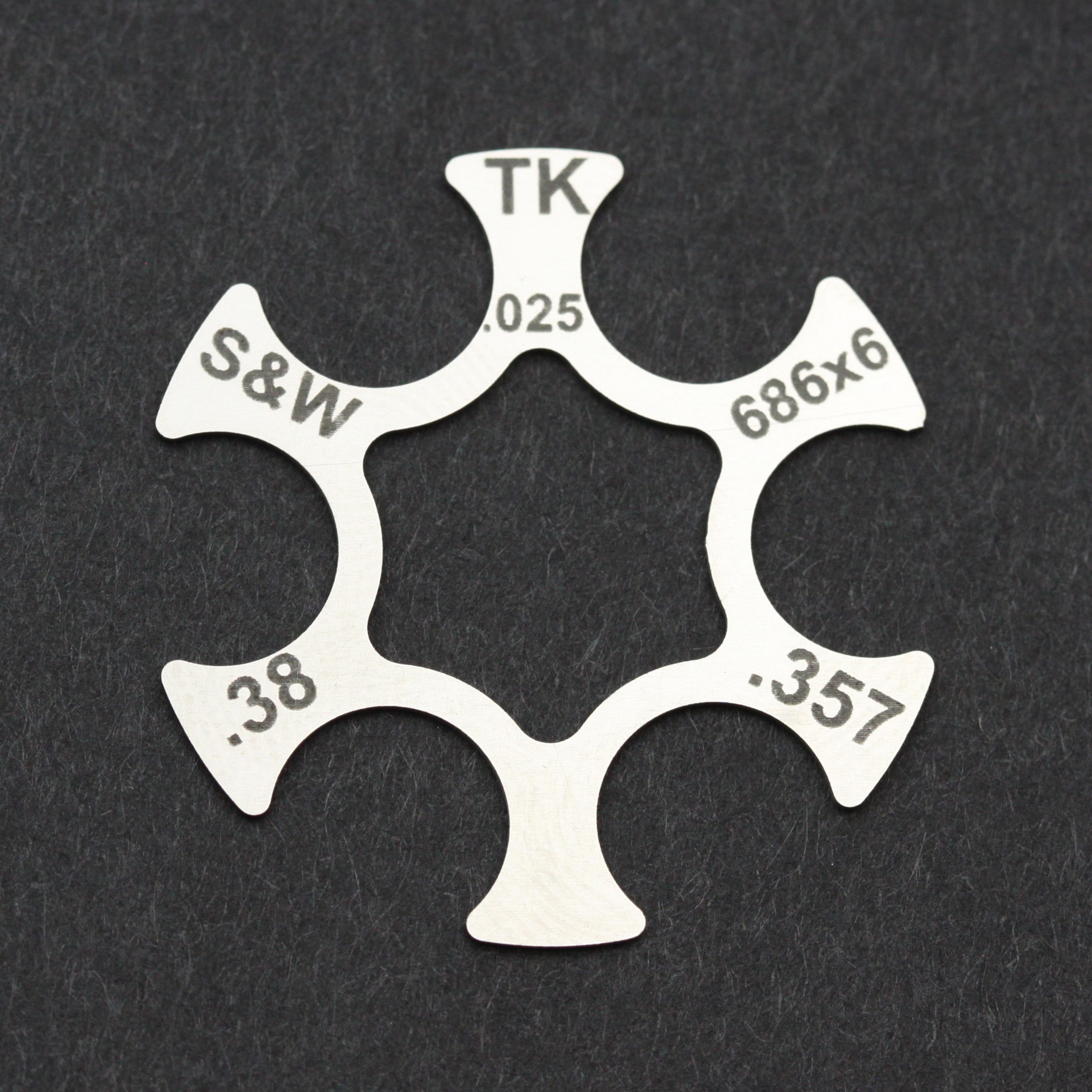 TK Custom S&W 686 38/357 Moon Clip 6 colpi acciaio