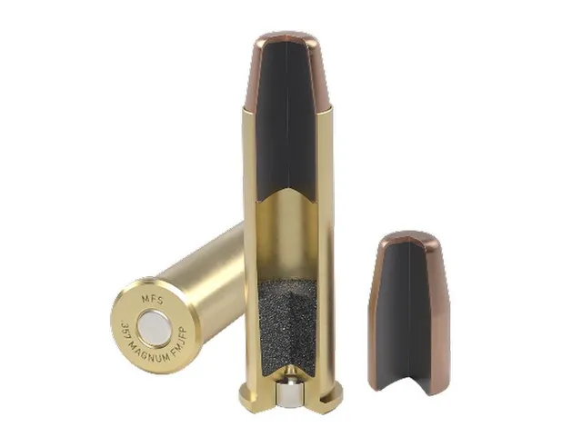 MFS 357 Magnum FMJ-FP cartucce balistica efficace