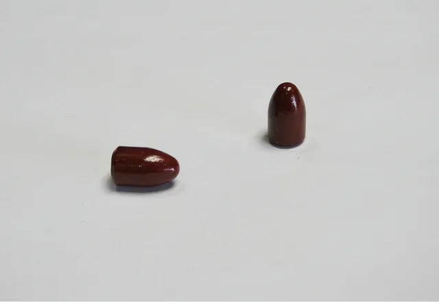 SNS Cast Bullets 9mm 125 gr Round Nose palle rivestite 500 pz rosse