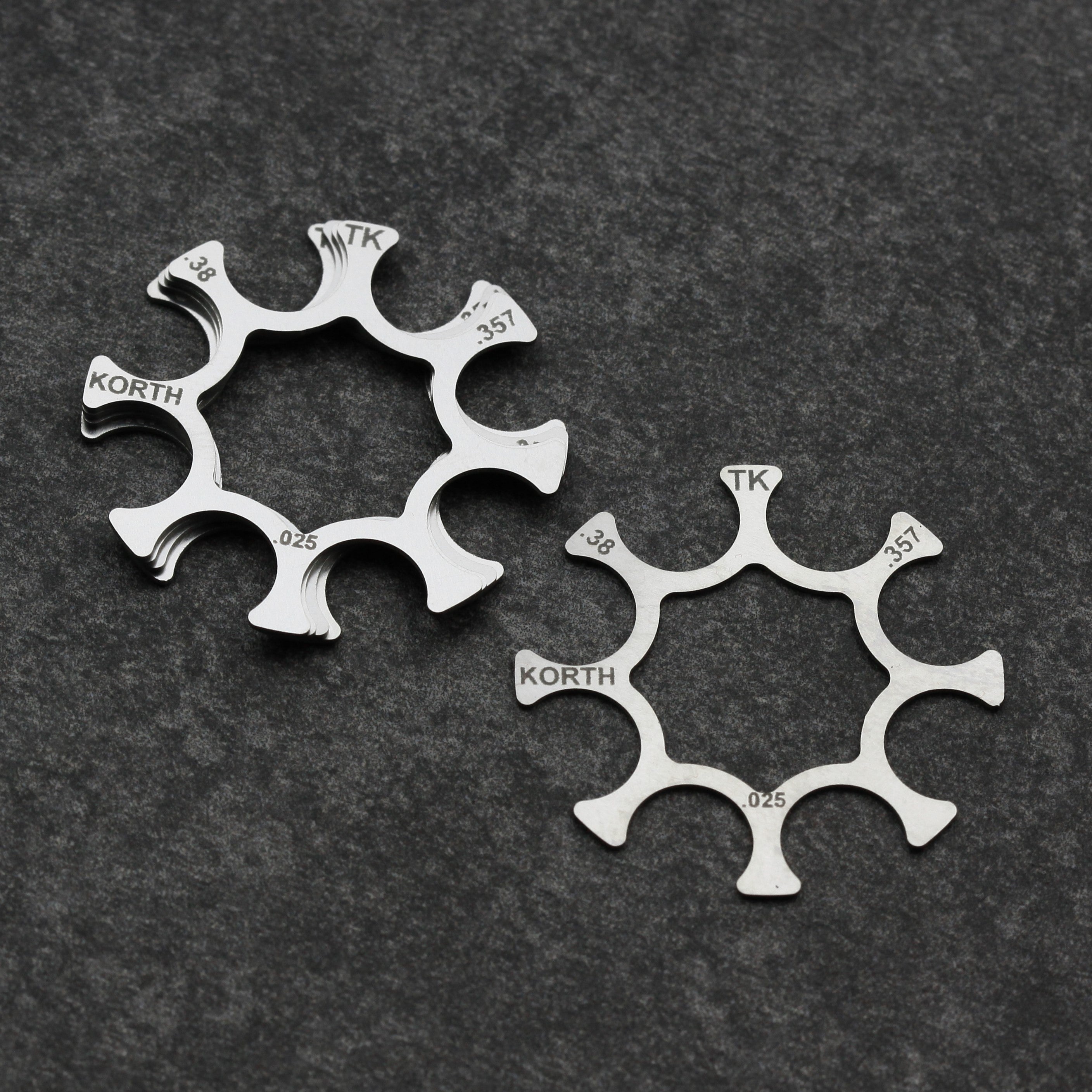 TK Custom Korth NXS 38/357 moon clip 8 colpi acciaio