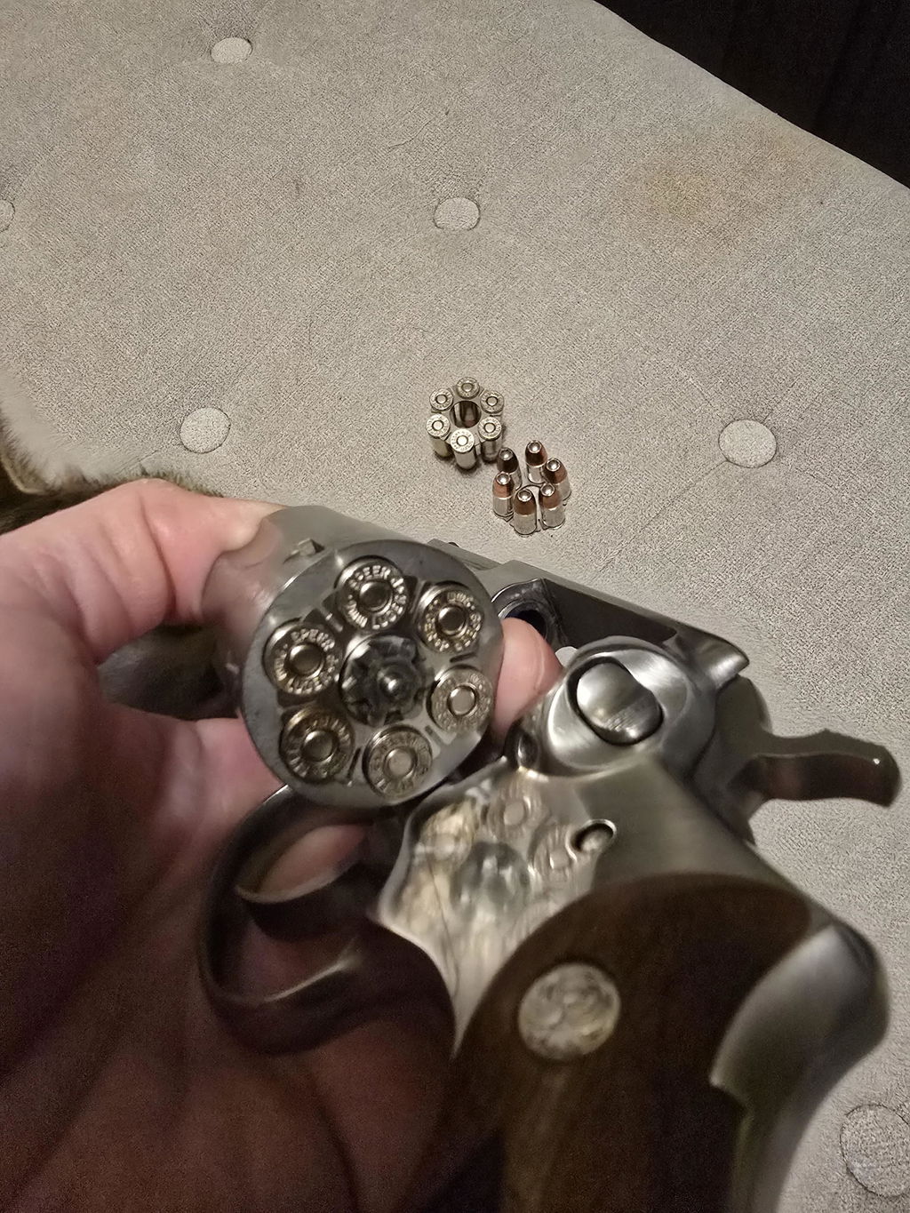 TK Custom Ruger Security Six Moon Clip 9mm 6 colpi inox 5 pz