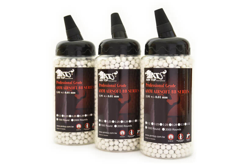 Aim Top Precision pallini softair 6mm da 2000 in flacone