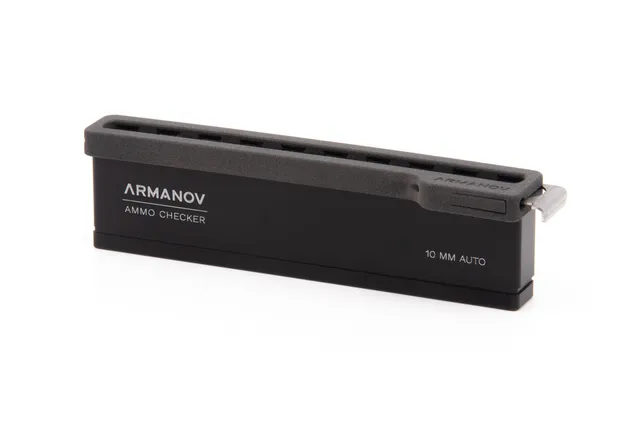 Armanov Ammo Checker 10 colpi controllo cartucce con cover OAL