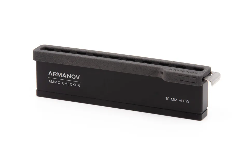 Armanov Ammo Checker 10 colpi controllo cartucce con cover OAL