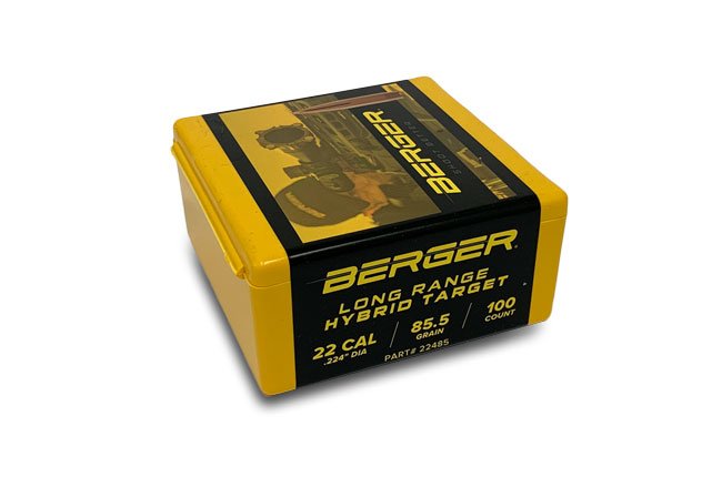 Berger 22 85.5 gr Long Range Hybrid palle 100 pz