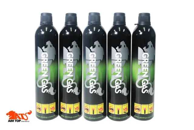 Aim Top Green Gas softair 1100ml con silicone