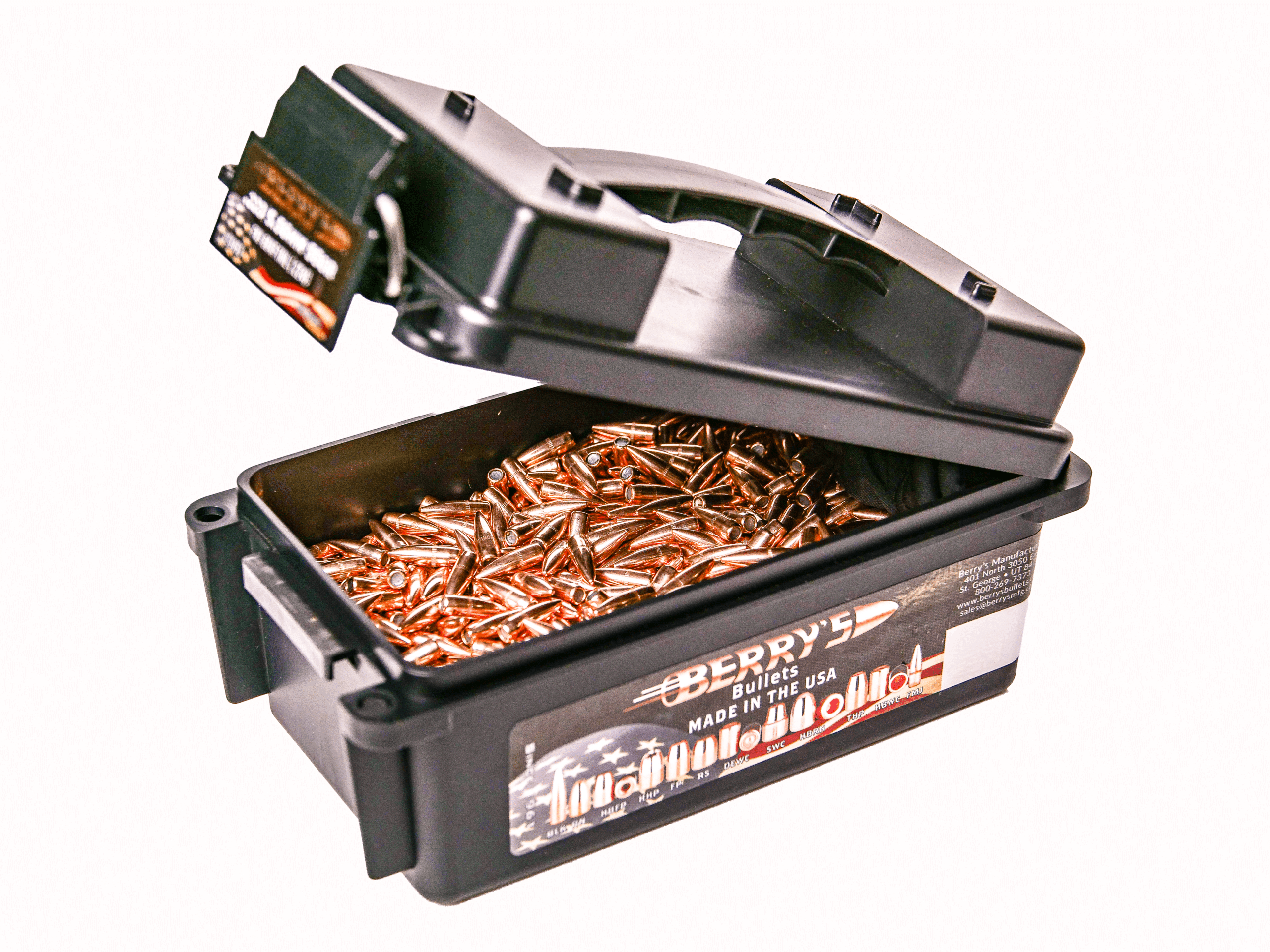 Berry's Superior Jacketed ogive .223 55 gr FMJ-BT calibro .224