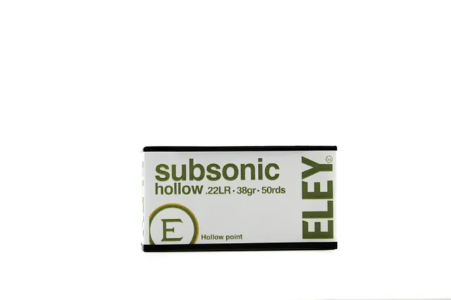ELEY Subsonic Hollow 22 LR Munizioni 500 Colpi 38 gr