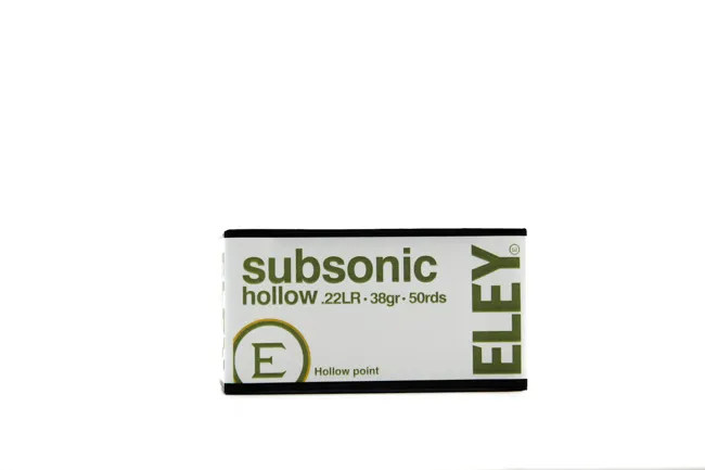 ELEY Subsonic Hollow 22 LR Munizioni 500 Colpi 38 gr