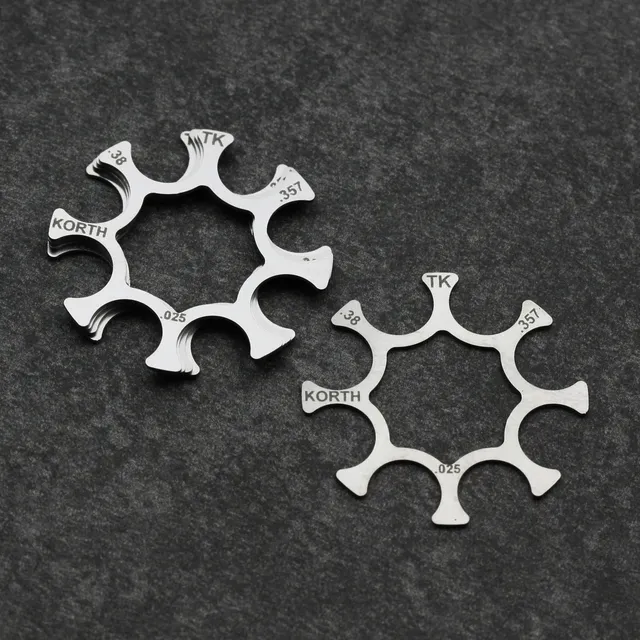 TK Custom Korth NXS 38/357 moon clip 8 colpi acciaio
